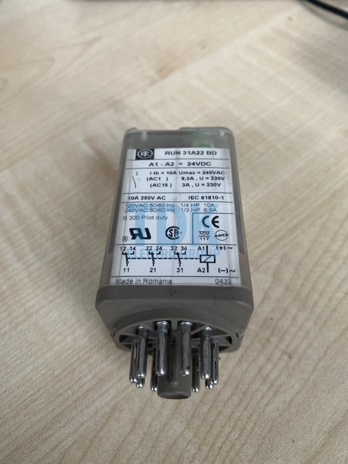 Промежуточное реле 3С/О 10А,кат. 24VDC